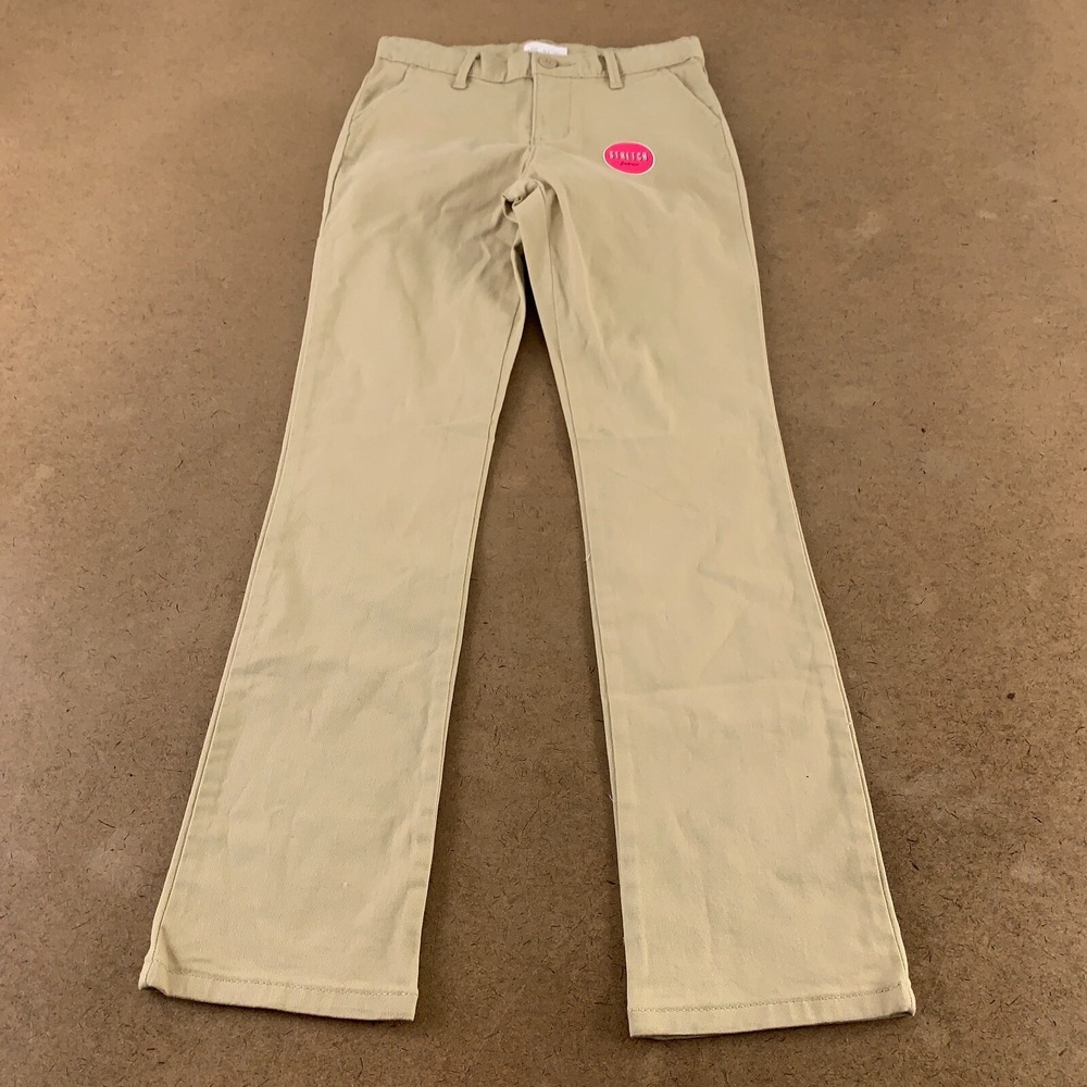 The Children's Place Girls Size 12 Slim Snady Uniform Skinny Chino Pants NWT